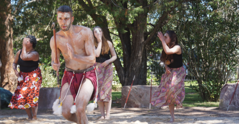 Kunja and Muruwarri professional dancer James Boyd encourages First Nations young people to apply to NAISDA